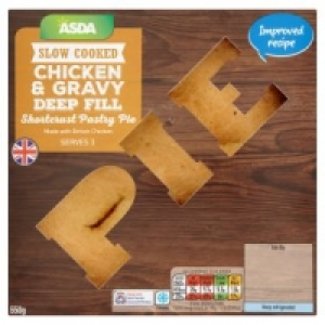 Slow Cooked Chicken & Gravy Shortcrust Pie £3.38