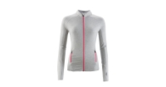 Ladies Grey Zip Top