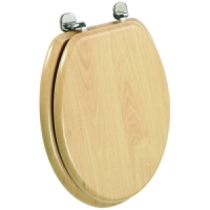 Wickes Beech Effect Toilet Seat £11.25