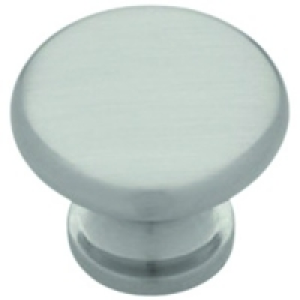 Wickes Lima Knob Classic Satin Nickel 30mm 2 Pack