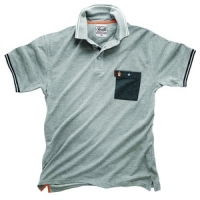 Wickes  Scruffs Worker Polo T-Shirt Light Grey XL