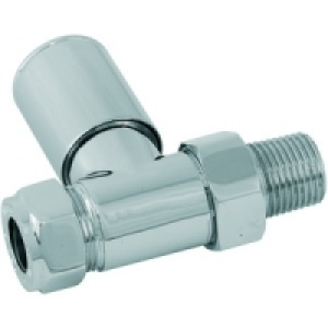Smooth Head In-Line Radiator Valve