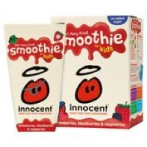 Innocent Kids Strawberry, Blackberry & Raspberry Smoothies £2.99
