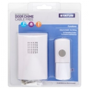 Battery Operated Door Chime Cable Free £9.00