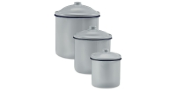 Storage Canisters - White/Blue