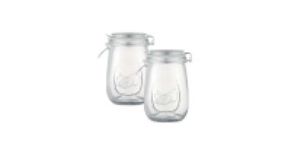 Clip Lid Preserving Jars 2 - Pack £2.99