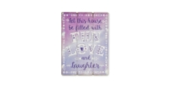 Love & Laughter Small Wooden Sign