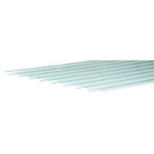 Wickes PVCu Clear Corrugated Sheet 660 x 2400mm £8.49