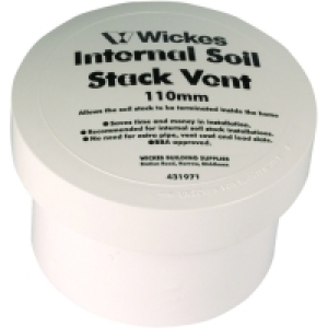 Wickes 110mm Internal Soil Air Admittance Valve