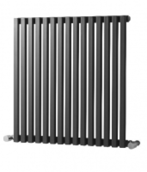 Grace Column Radiator Gunmetal 600x590mm