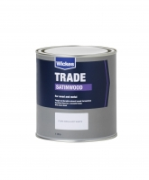 Wickes Satinwood Paint Pure Brilliant White 1L £9.99