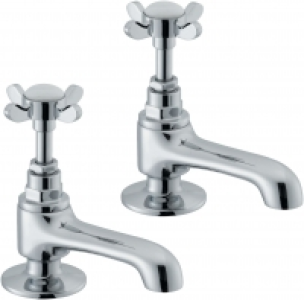Wickes Tipica Basin Taps Chrome