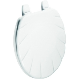 Wickes White Moulded Shell Toilet Seat