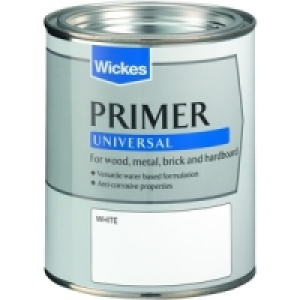 Wickes Universal Primer Paint White 750ml