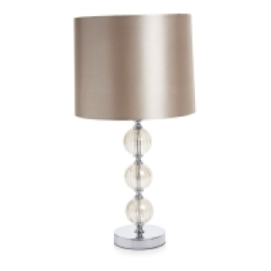 Wilko Champagne Gold Glass Table Lamp £15.00