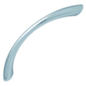 Wickes Oslo Pull Handle Chrome 96mm 2 Pack