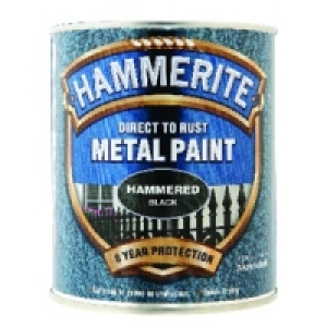 Hammerite Metal Paint Hammered Black 750ml £10.99