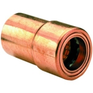 Copper Push Fit Reducer 22x15mm