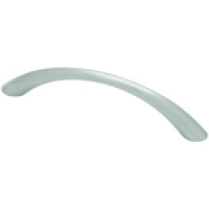 Wickes Oslo Pull Handle Satin Nickel 96mm 2 Pack