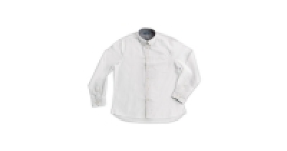 Mens Long-Sleeved Oxford Shirt