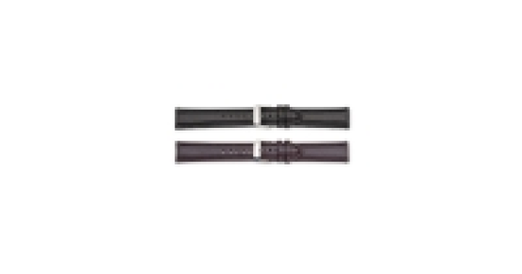 Mens Plain Black & Brown Strap