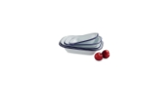 Medium Enamel Pie Dishes 4-Pack