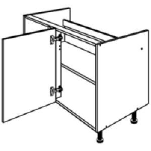 New Jersey Corner Base Unit High Line 1000mm