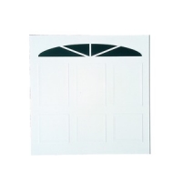 Wickes  Wickes Bronte Glosswhite Framed Canopy Garage Door 2286x2134