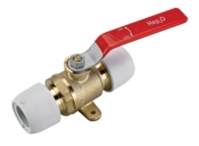 Hep2O Ball Valve Plated Brass 22 x 22mm