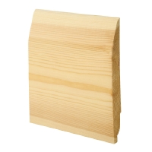 Wickes Dual Purpose Chamfered/Ovolo Pine Skirting 20.5 x 169