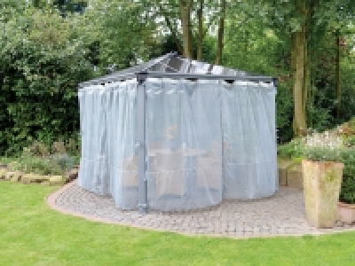 Palram Palermo Gazebo Netting Set Grey - 2 Pack 4 Pieces