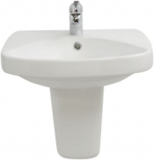 Wickes Eco Basin with Semi Pedestal 512mm