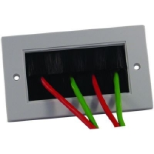 Wickes Brush Faceplate 2 Gang £8.99