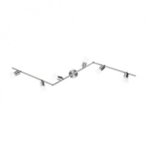 Philips Decagon LED 6 Bar Spotlight Chrome & Frosted Glass £79.99