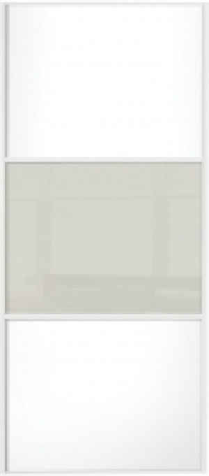 Wickes Sliding Wardrobe Door Wideline White Panel & Soft Whi £129.00
