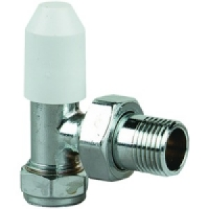 Radiator Lockshield Valve 15mmx1/2in