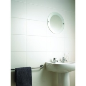 Wickes White Gloss Ceramic Wall Tile 250x330mm