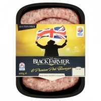 Asda The Black Farmer 6 Premium Pork Sausages