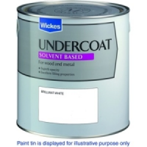 Wickes Undercoat Paint Grey 2.5L