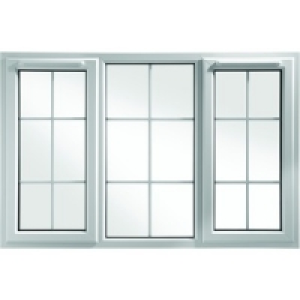 Wickes Georgian Bar uPVC Casement Window White 1160x1770mm S
