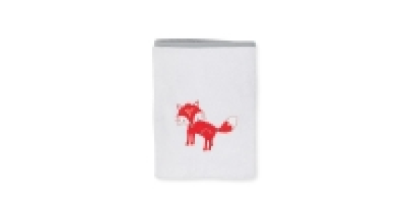 Hooded Fox Print Baby Towel