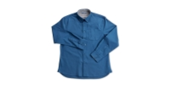 Mens Long-Sleeved Oxford Shirt £4.49