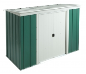 Rowlinson Metal Pent Shed with Floor 8x4