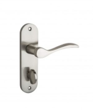 Wickes Elda Bathroom Handle Satin Nickel Finish £10.38