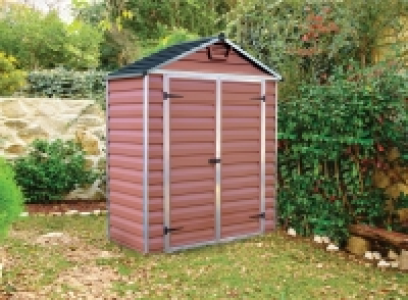 Palram Skylight Amber Shed 6x3