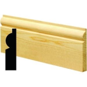 Wickes Torus Pine Architrave 19 x 57 x 2100mm Pack 5