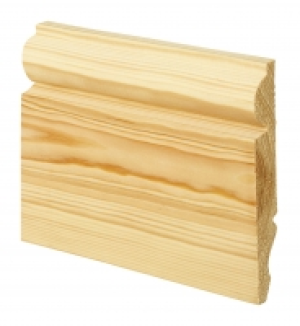 Wickes Dual Purpose Pine Torus/Ogee Skirting 19 x 119 x 2400 £12.85