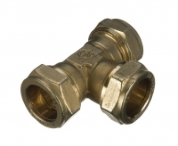 Wickes Compression Equal Tee 15mm Pack 5 £7.99