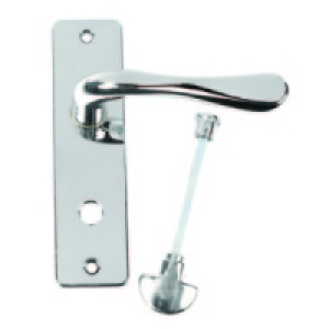 Urfic Victorian Bathroom Handle Polished Nickel