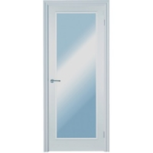 Wickes Oxford Internal Moulded Door White Glazed 1 Panel 198